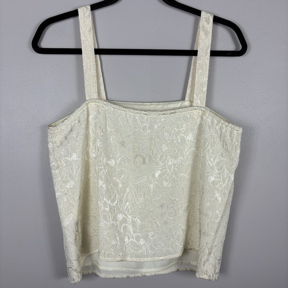 Nolan Miller 8 Ivory Cream Two Piece Pencil Skirt Strap Top Bridal Set VTG - Picture 4 of 13